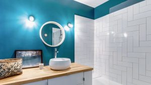 couleur salle de bain zen